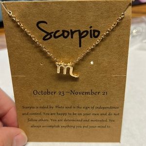 Scorpio Necklace in Gold
